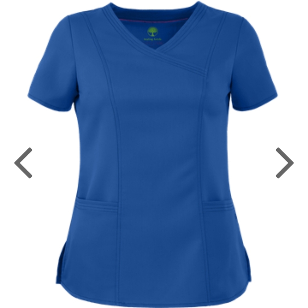Brand New Healing Hands Scrub Top